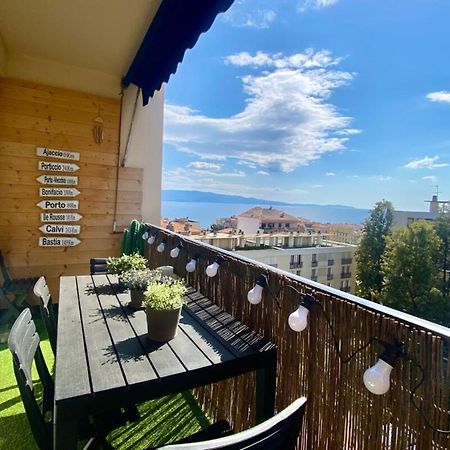 Ferienwohnung Vue Mer Au Carre D'Or De Ajaccio - Parking, Wifi Exterior foto