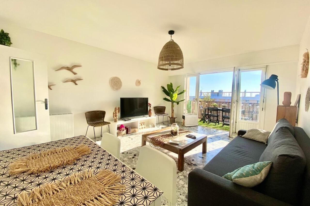 Ferienwohnung Vue Mer Au Carre D'Or De Ajaccio - Parking, Wifi Exterior foto